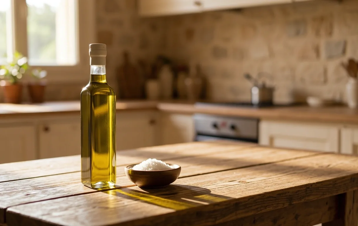 Entorno de cocina mediterránea